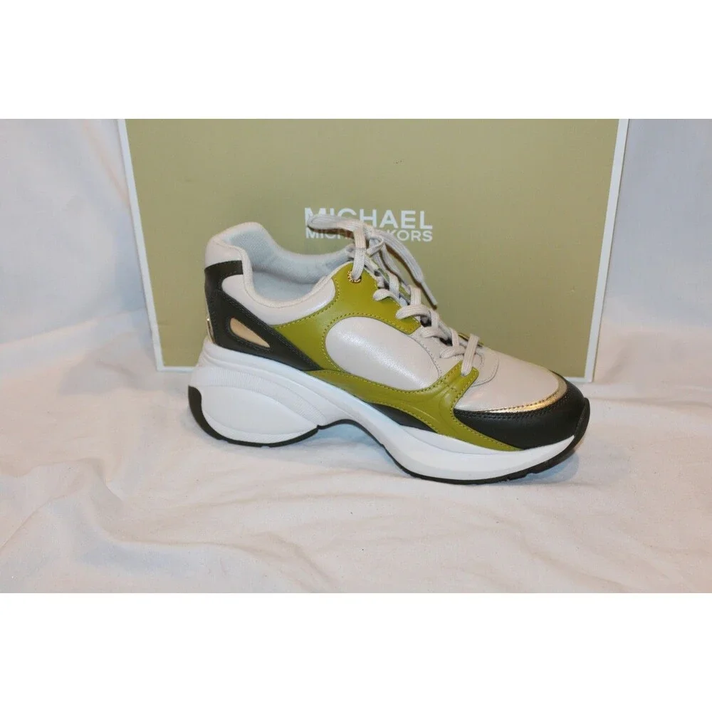 Michael Kors Women's Zuma Trainer Athletic Sneakers Apple Multi NIB SZ 8.5
